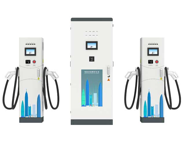 直流分體四槍充電樁